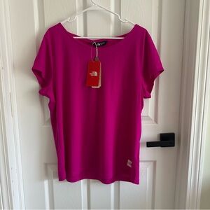 The North Face Pink Boxy Blouse. Made in Turkey.
